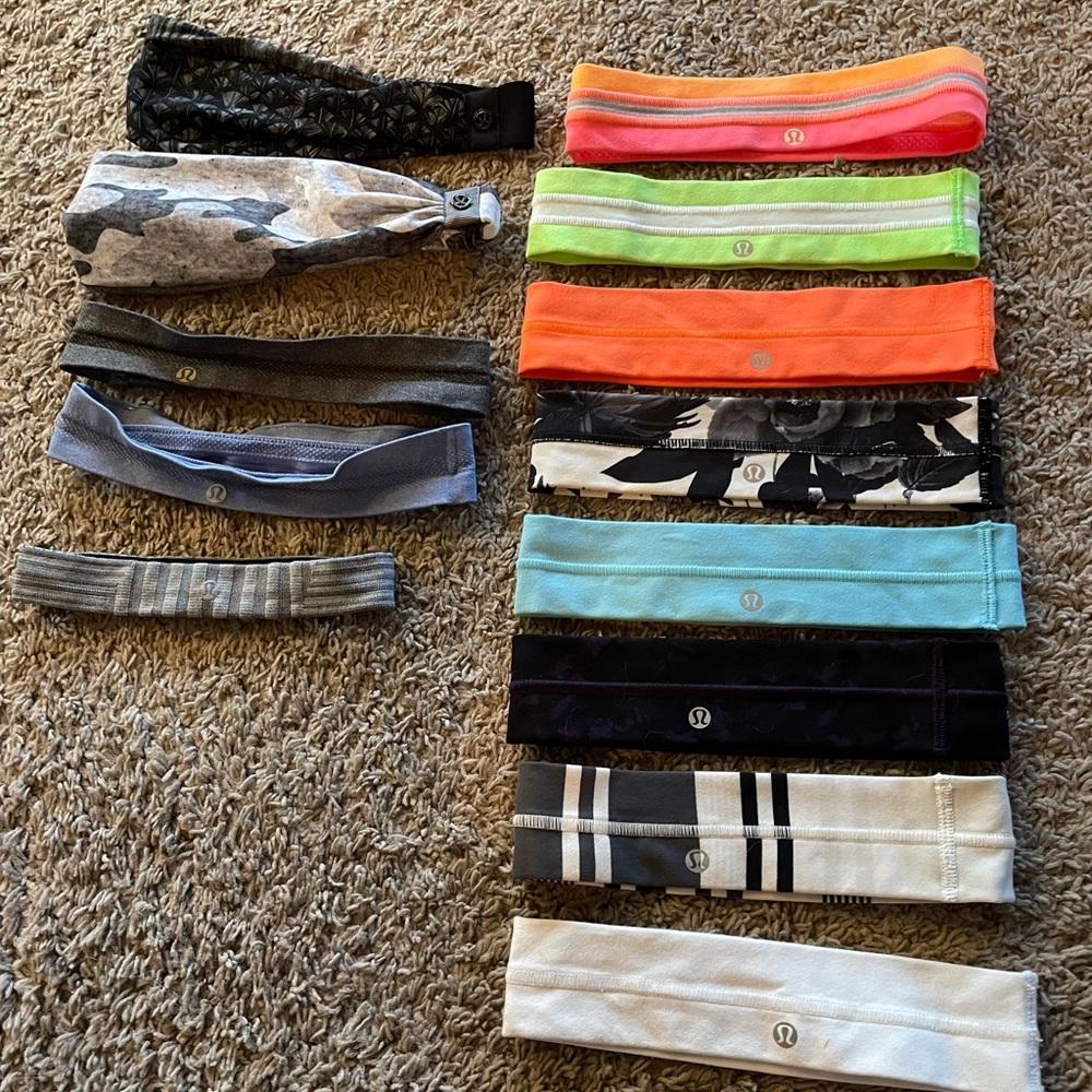 13 LULULEMON headbands